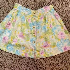 Floral H&M circle skirt, Divided brand, size 8